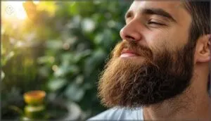 managing stress to improve beard growth