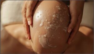 massaging for even coverage