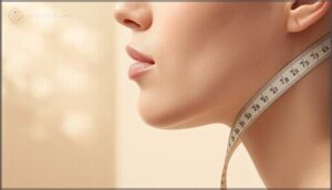 measuring jawline width measuring jawline width