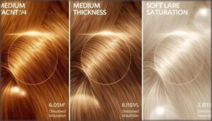 medium hair characteristics
