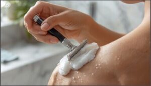 minimizing pressure to avoid nicks