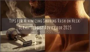 minimizing shaving rash on neck