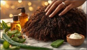 moisturizing 4c hair between washes