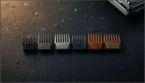 number and types of trimming guards number and types of trimming guards