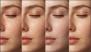 observing pore size and texture observing pore size and texture