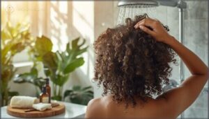 optimal washing frequency for curls