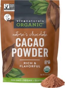 Organic Cacao Powder, Unsweetened, 8 B0CXWYG8JR