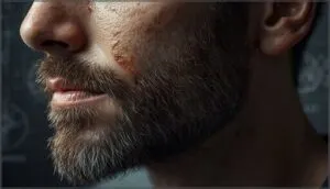 physical manifestations of chronic stress on facial hair