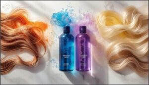 pigment strength and toning effectiveness