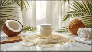 post-bleaching care with coconut oil