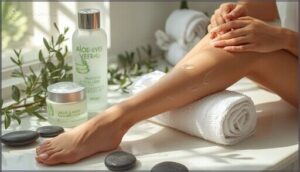 post-shave leg care for smooth results