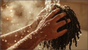 preparing hair for effective moisture sealing