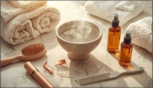 preparing hair for wet bleaching preparing hair for wet bleaching