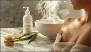 preparing skin before shaving