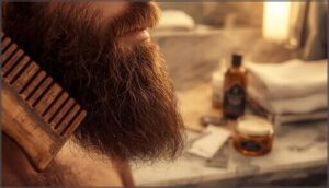 preparing your beard before dyeing