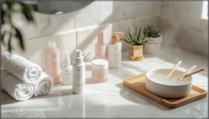 preparing your skin and workspace