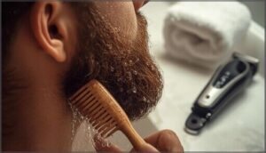 prepping your beard for clipping