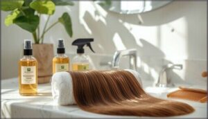 preventing gummy hair in the future