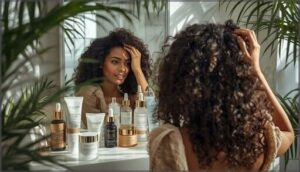 product selection for frizz-free curls