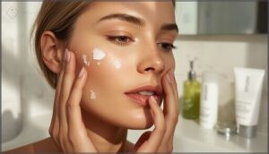 proper amount and blending techniques