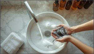 proper washing and rinsing techniques