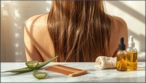 protecting hair health while air drying