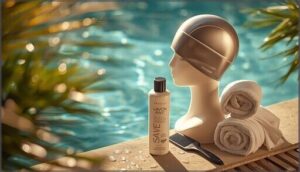 protecting your wig while swimming