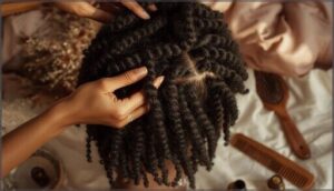 protective hairstyles and brushing techniques