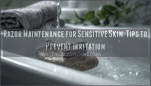 razor maintenance for sensitive skin