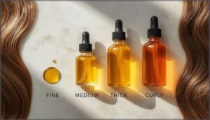 recommended amounts based on hair type