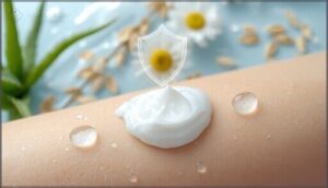 reduced risk of skin irritation