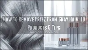 remove frizz from gray hair