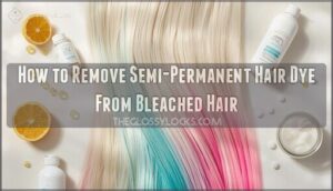 remove semi permanent hair dye from bleached hair