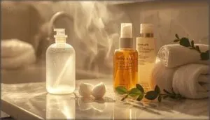 removing makeup to prevent clogged pores