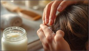 removing with coconut oil