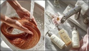 rinsing and conditioning extensions rinsing and conditioning extensions