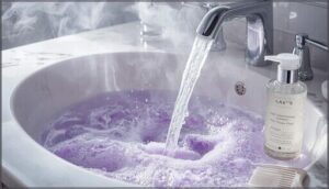 rinsing and post-application care