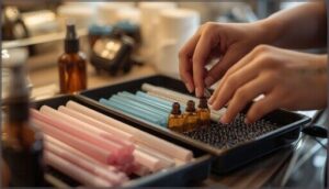 role of perm solutions and rods