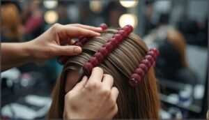 roller and perm rod application