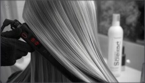 safe heat styling techniques for gray hair