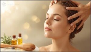 scalp massage and stimulation