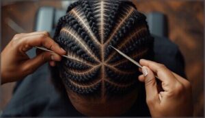 sectioning and interlocking technique