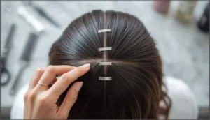 sectioning hair for even coverage sectioning hair for even coverage