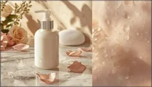 selecting a gentle cleanser