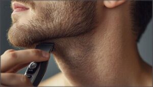 shaping and fading the beard neckline