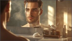 shaving in small, controlled sections shaving in small, controlled sections