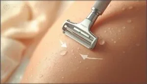 shaving in the direction of hair growth shaving in the direction of hair growth