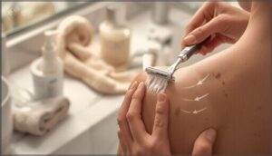 shaving in the direction of hair growth shaving in the direction of hair growth