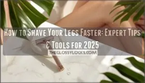 shaving legs faster and more efficiently
