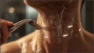 shaving with the grain direction shaving with the grain direction